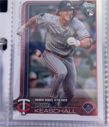 2025 Topps Chrome Update #USC134 Luke Keaschall — front