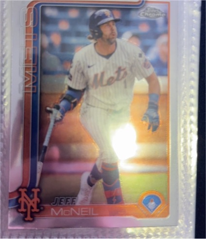 2025 Topps Chrome #167 Jeff McNeil — front