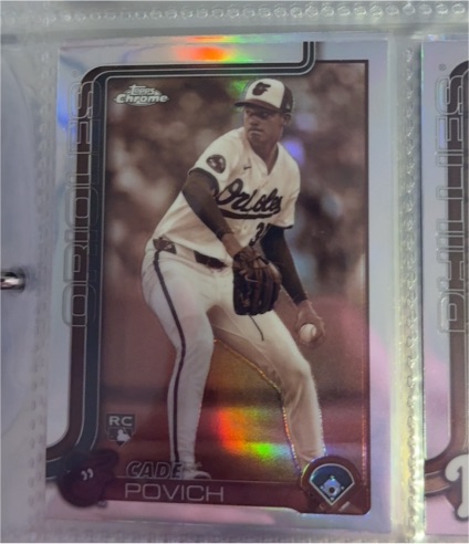 2025 Topps Chrome #140 Cade Povich — front