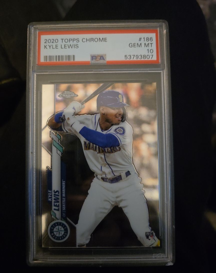 2020 Topps Chrome #186 Kyle Lewis — front