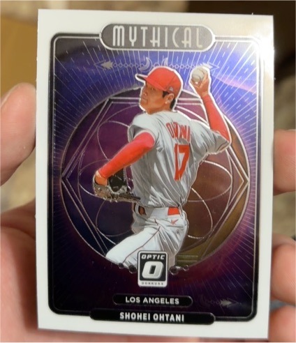 2021 Donruss Optic #M25 Shohei Ohtani Mythical Insert — front