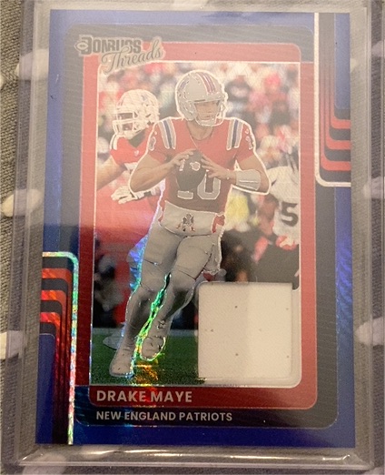 2025 Panini Donruss Threads #Drake Maye — front