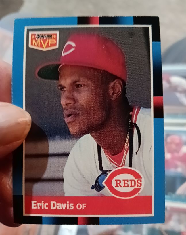 1988 Donruss #BC-2 Eric Davis — front