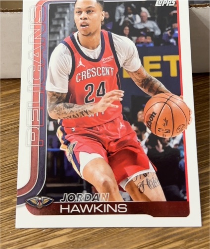 2025-26 Topps #194 Jordan Hawkins — front