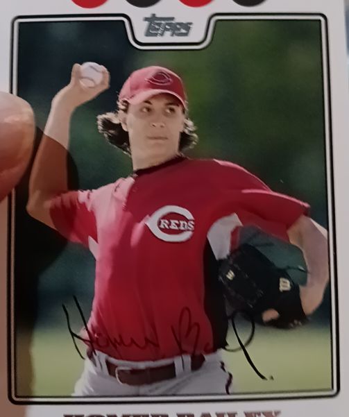 2008 Topps #570 Homer Bailey — front