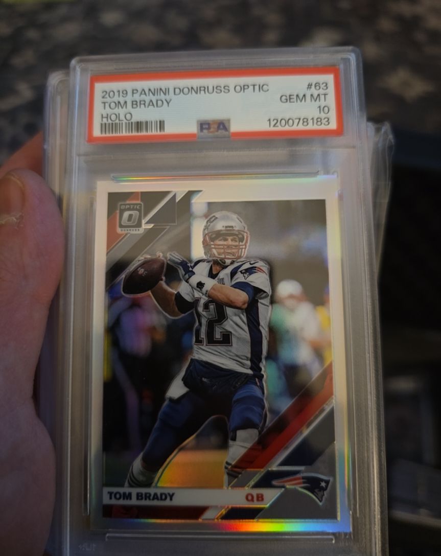 2019 Panini Donruss Optic #63 Tom Brady — front