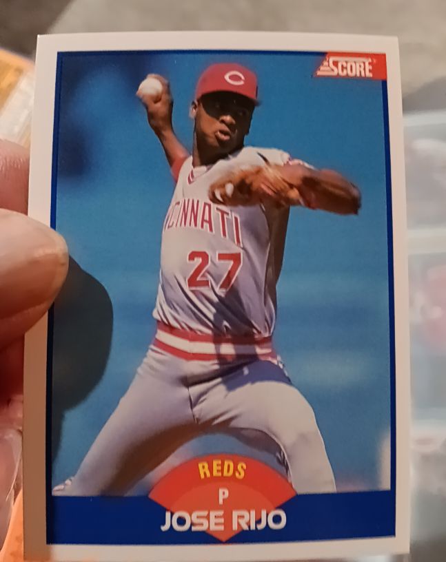 1989 Score #552 Jose Rijo — front
