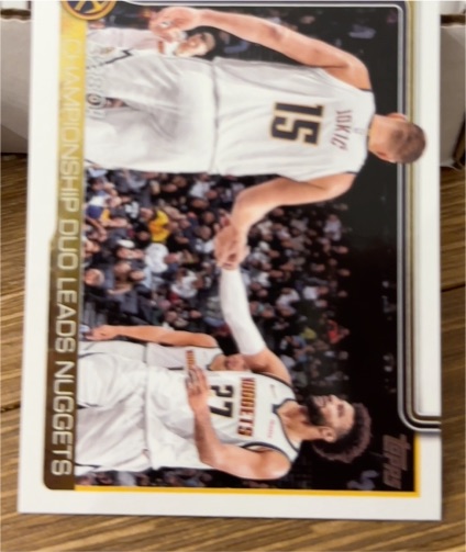 2025-26 Topps #286 5280!: Championship Duo Leads Nuggets — front
