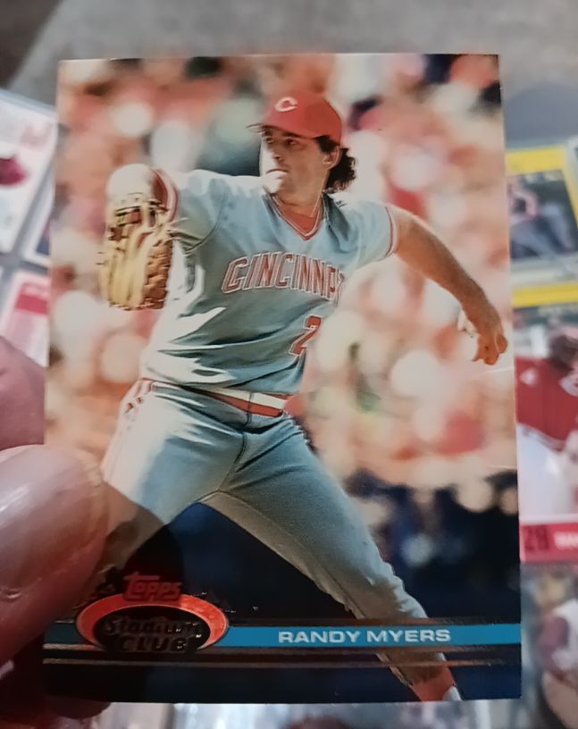 1991 Topps Stadium Club #275 Randy Myers — front