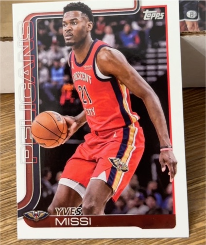 2025-26 Topps #191 Yves Missi — front