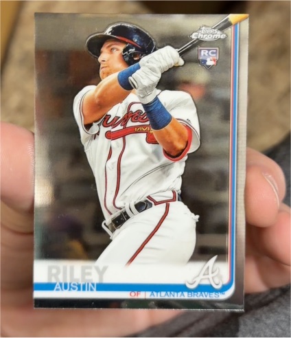 2019 Topps Chrome Update #37 Austin Riley — front