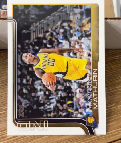 2025-26 Topps #48 Bennedict Mathurin — front