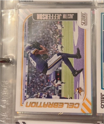 2023 Panini Score Celebration #10 Justin Jefferson — front