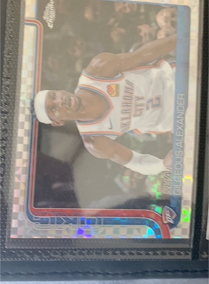 2025-26 Topps Chrome #141 Shai Gilgeous-Alexander — front