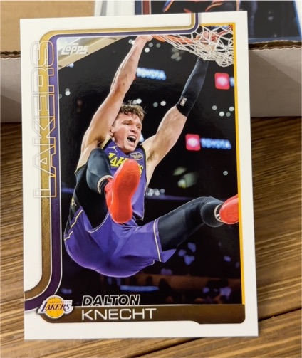 2025-26 Topps #153 Dalton Knecht — front