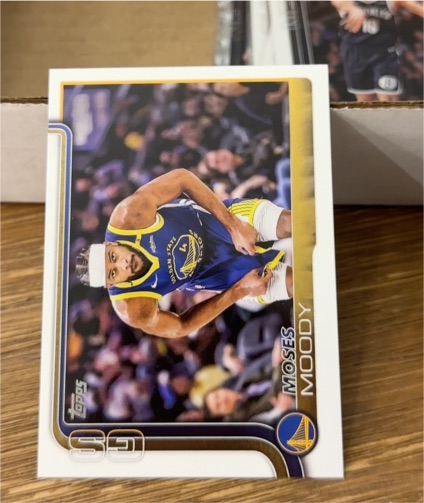2025-26 Topps #140 Moses Moody — front