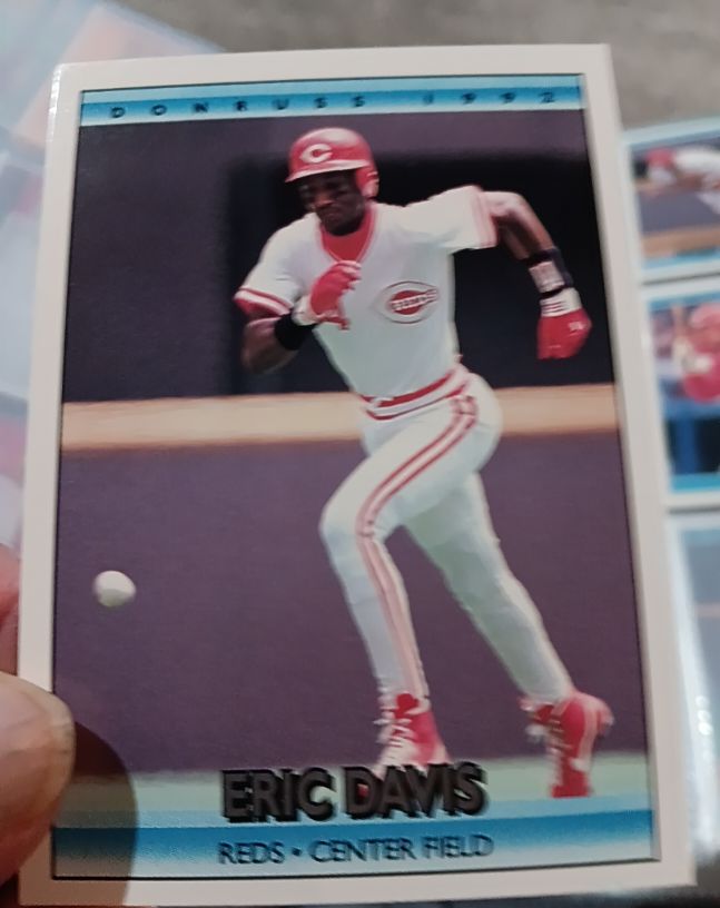 1992 Donruss #503 Eric Davis — front