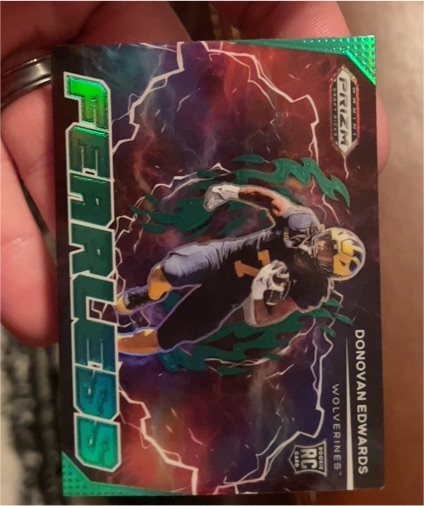 2025 Panini Prizm Draft Picks #F-DES Donovan Edwards — front