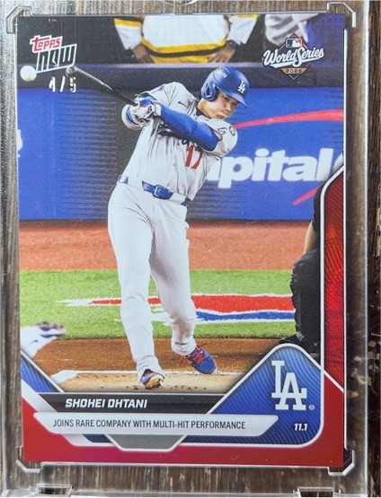 2025 Topps Now #919 Shohei Ohtani — front