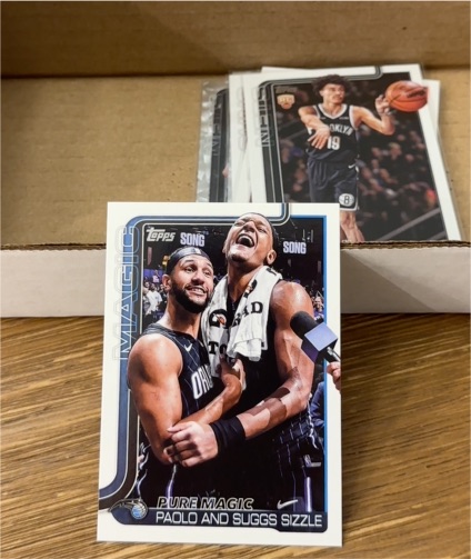 2025-26 Topps #271 Paolo Banchero and Suggs Sizzle — front