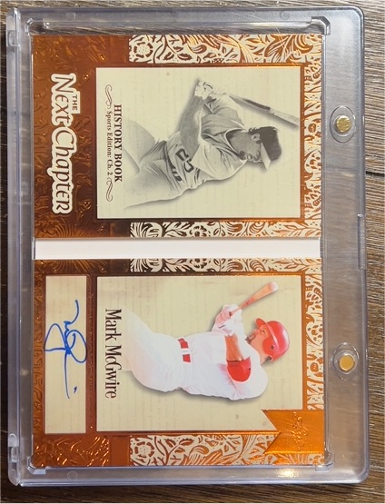 2025 Leaf History Book Sports Edition The Next Chapter #Mark McGwire — front