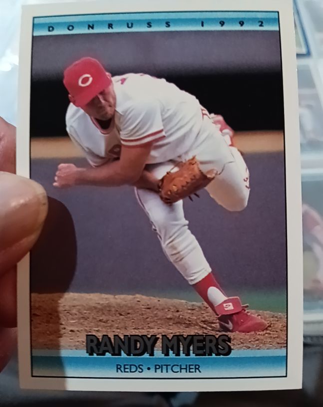 1992 Donruss #624 Randy Myers — front