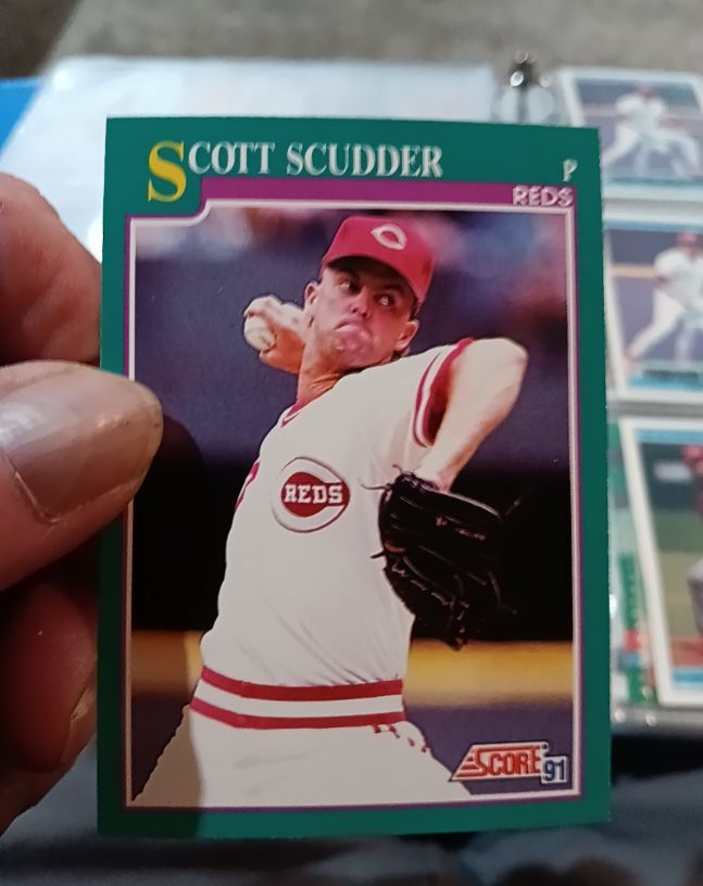 1991 Score #642 Scott Scudder — front