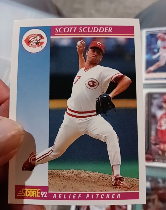 1992 Score #209 Scott Scudder — front