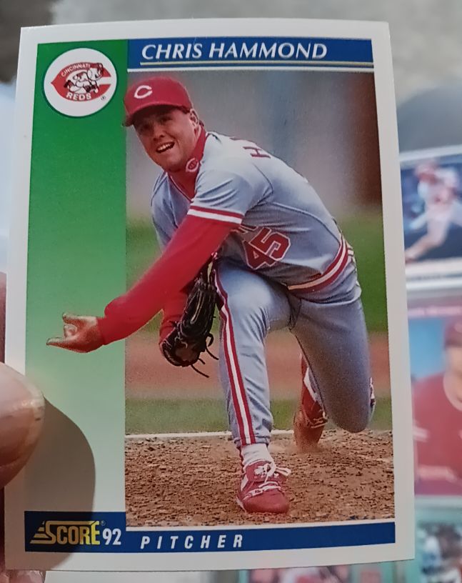 1992 Score #513 Chris Hammond — front