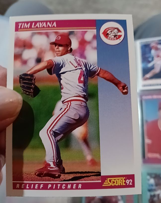 1992 Score #628 Tim Layana — front