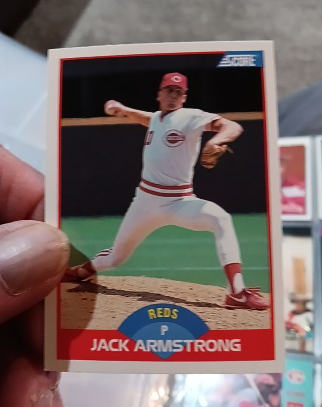 1989 Score #462 Jack Armstrong — front