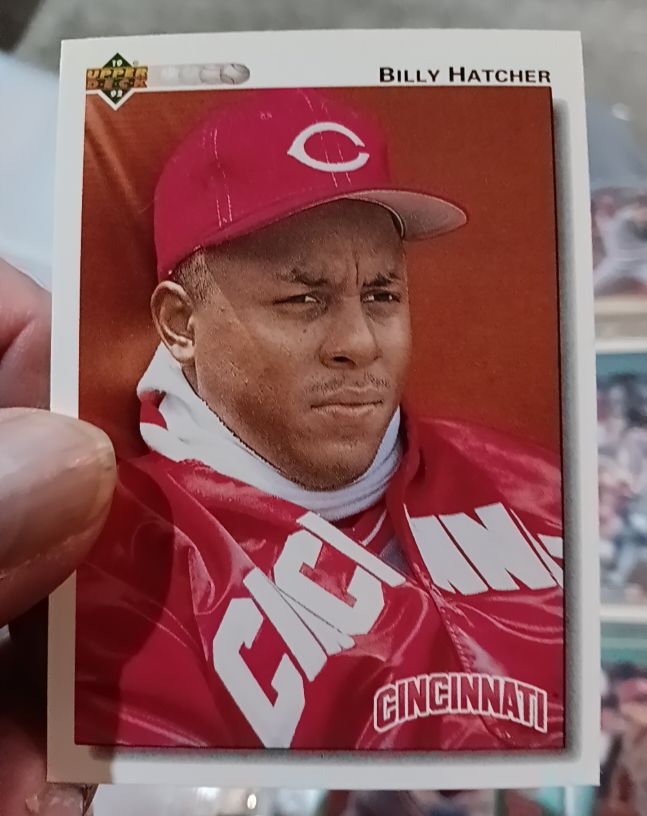 1992 Upper Deck #699 Billy Hatcher — front