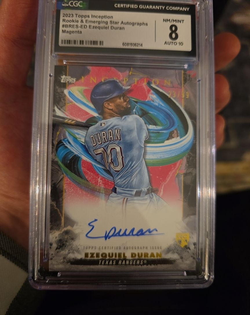 2023 Topps Inception Rookie & Emerging Star Autographs #BRES-ED Ezequiel Duran — front
