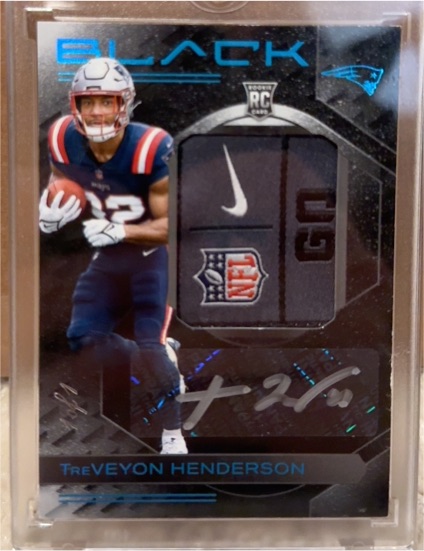 2025 Panini Black #RC TreVeyon Henderson — front