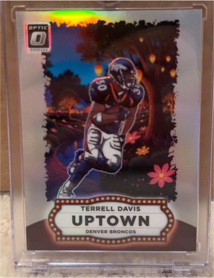 2025 Panini Donruss Optic #19 Terrell Davis Uptown Denver Broncos — front