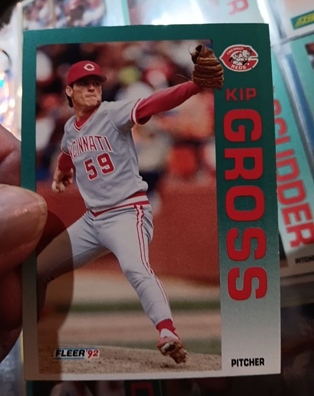 1992 Fleer #416 Kip Gross — front