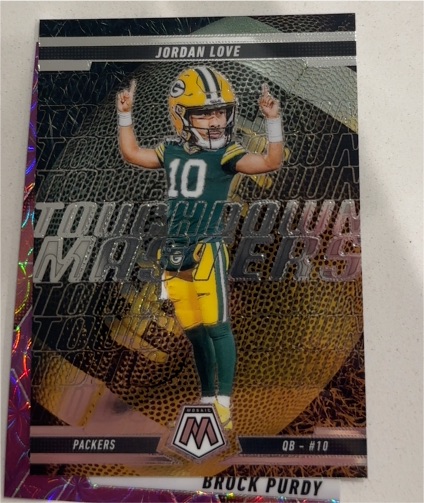 2025 Panini Mosaic Touchdown Masters #15 Jordan Love — front