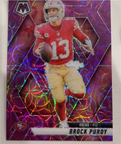2025 Panini Mosaic #221 Brock Purdy — front