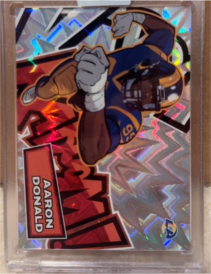 2025 Panini Absolute Kaboom! Horizontal #96 Aaron Donald — front