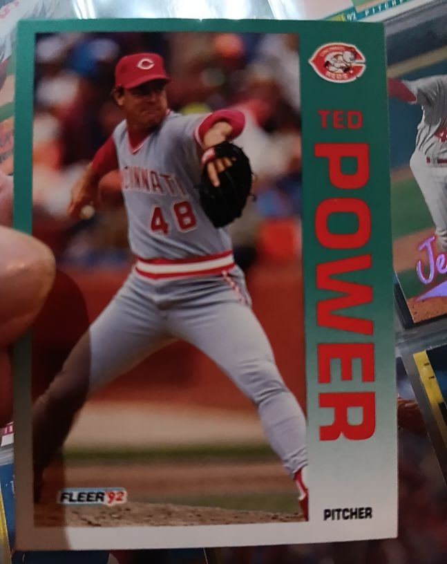 1992 Fleer #416 Ted Power — front