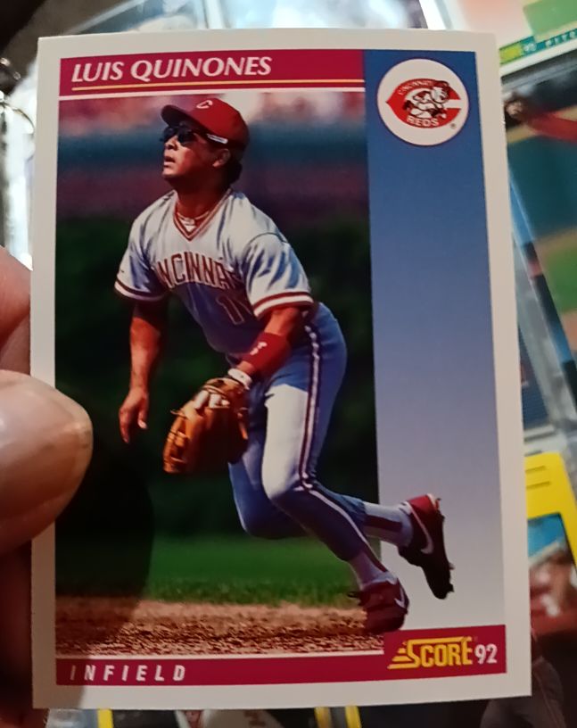 1992 Score #638 Luis Quinones — front