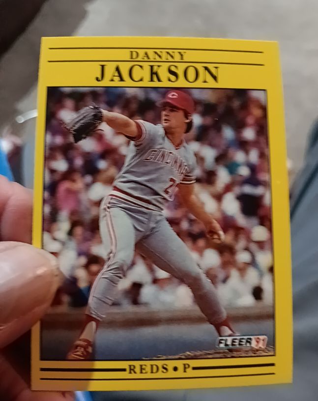 1991 Fleer #67 Danny Jackson — front