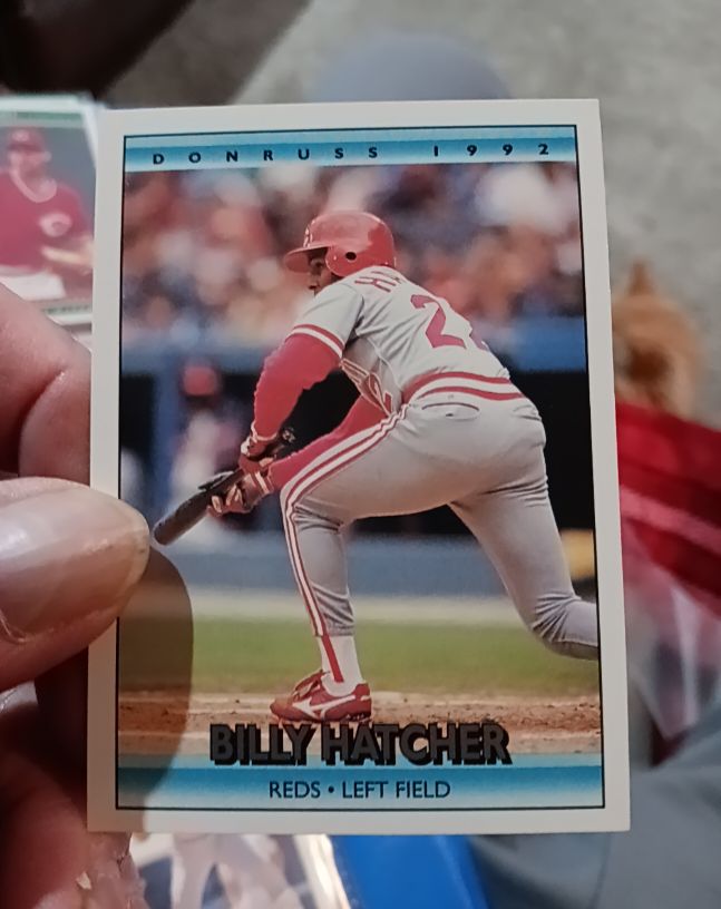 1992 Donruss #537 Billy Hatcher — front