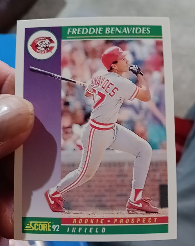 1992 Score #813 Freddie Benavides — front