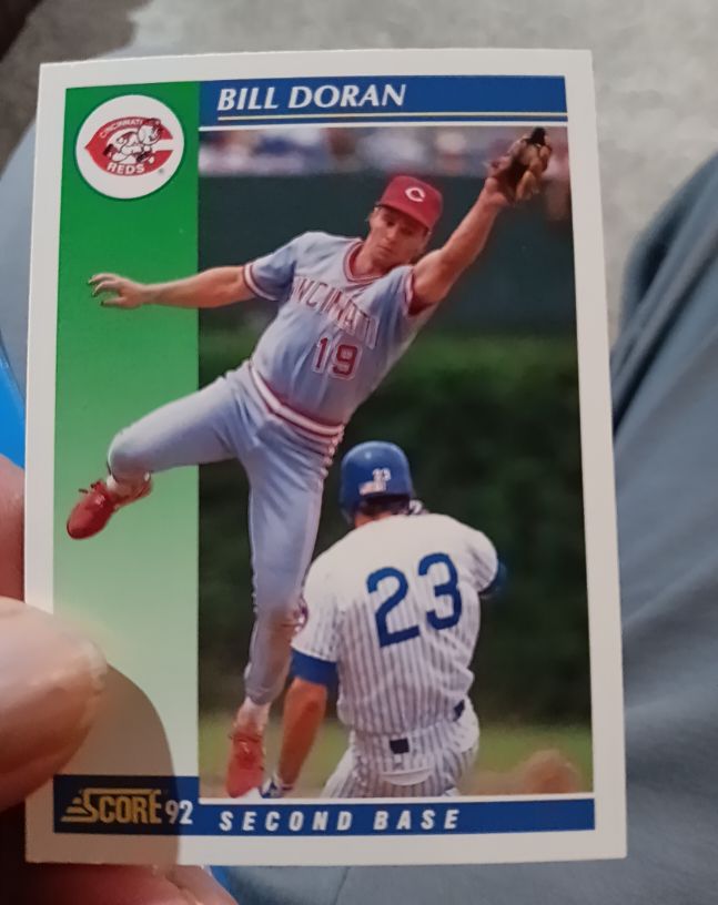 1992 Score #77 Bill Doran — front