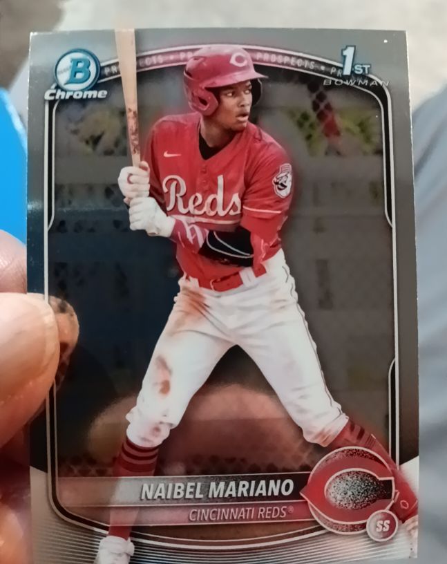 2025 Bowman Chrome #BCP-99 Naibel Mariano — front