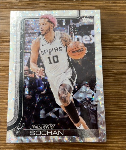 2025-26 Topps #199 Jeremy Sochan — front