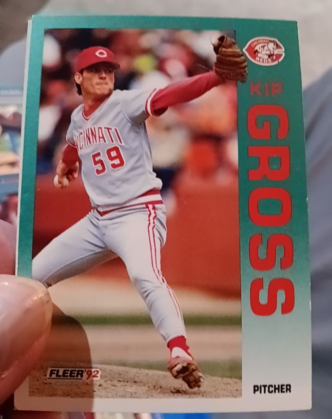 1992 Fleer #407 Kip Gross — front
