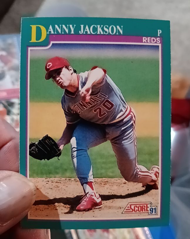 1991 Score #601 Danny Jackson — front
