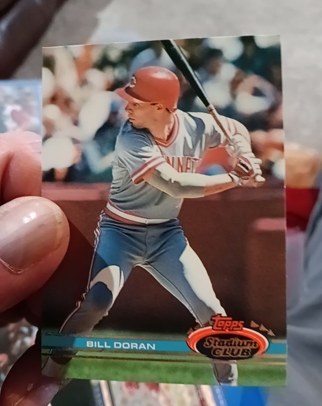 1991 Topps Stadium Club #148 Bill Doran — front